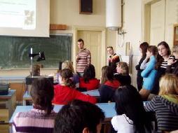 Prednáška "Prvá pomoc" na Gymnáziu v Levoči (foto &#169; Gym.JFR)